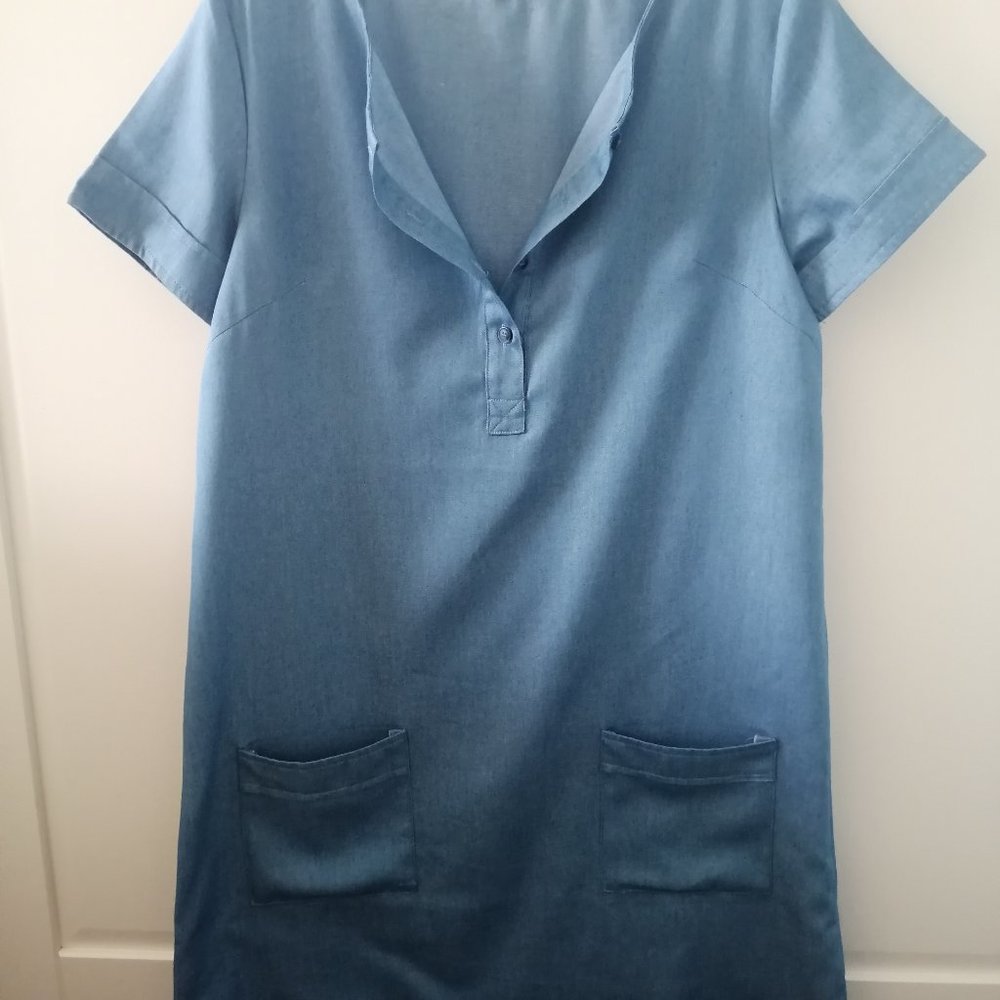 Chambray Shirt Dress